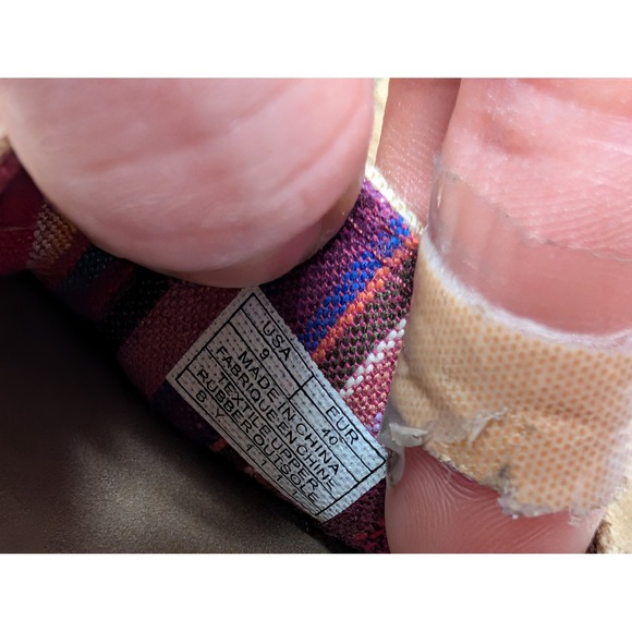 Sanuk Trippy Toes Ballet Flats Women's Size 9 Tan Fabric Foldable Travel Shoes - Picture 9 of 12